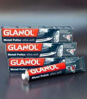 GLANOL ® Metallpolitur ultra&#8209;soft 3x&nbsp;100&nbsp;ml&nbsp;Tube